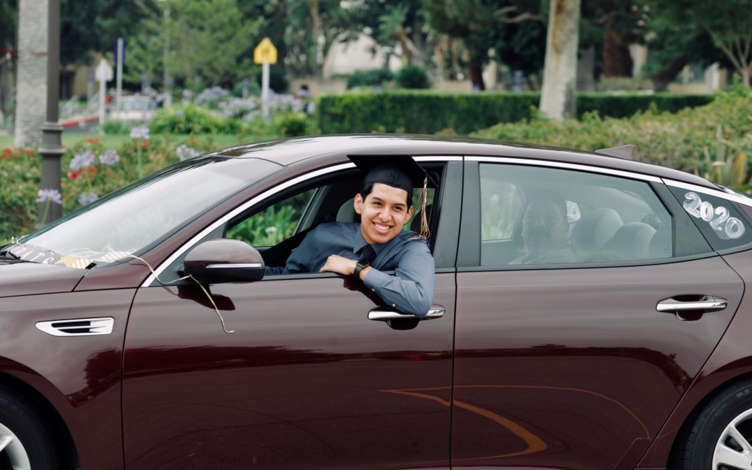 Nearly 200 La Sierra grads attend drive-through celebration