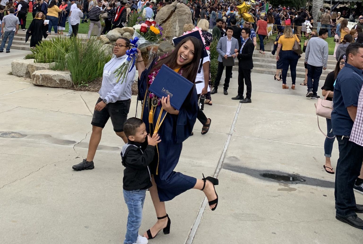 Nikkirhae Hernandez on Graduation Day