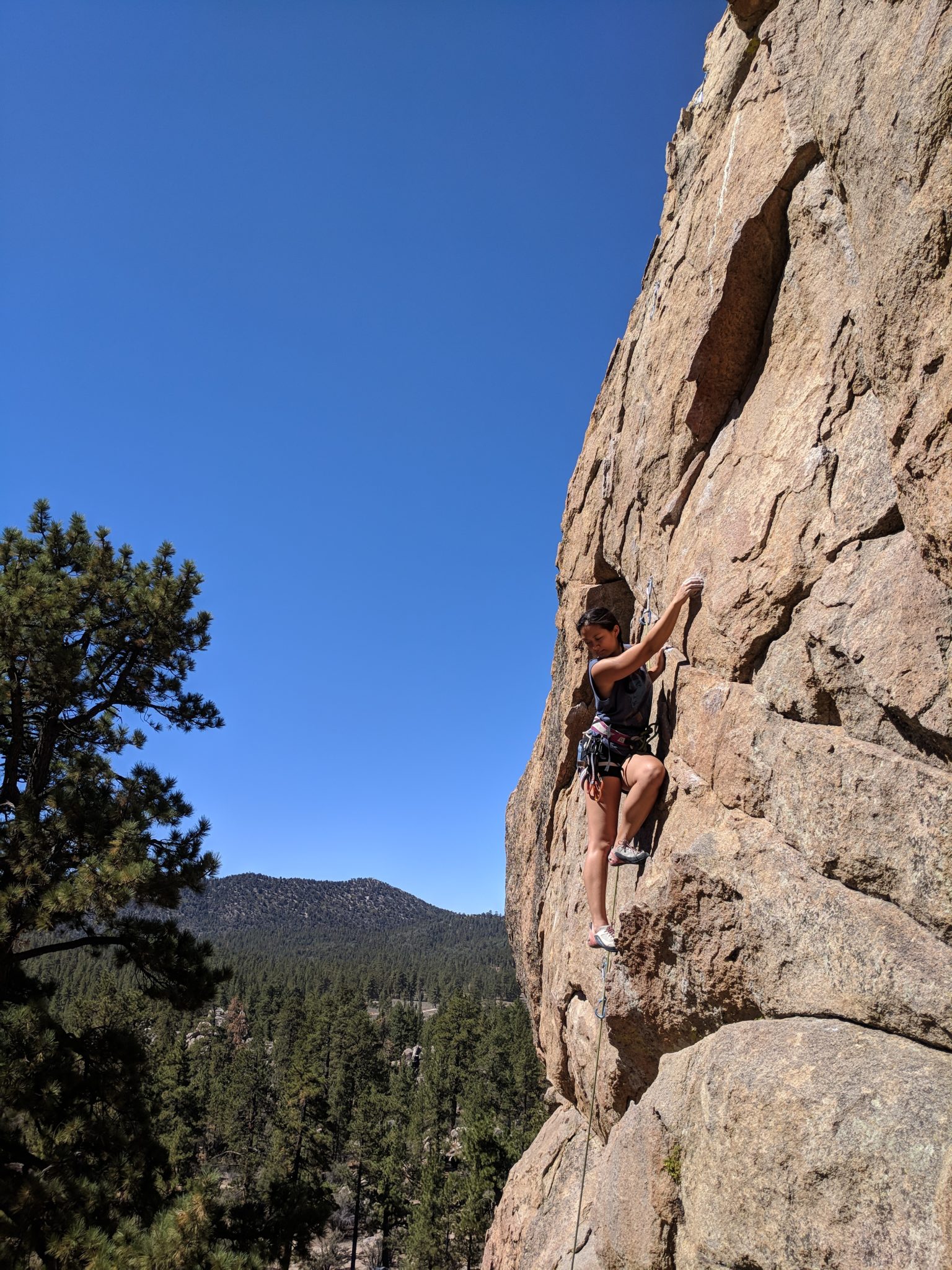 Jaylene Rock Climbing