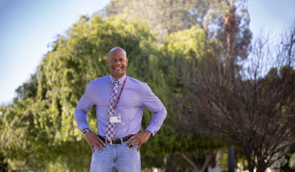 Long pass: former NFL player guides teens toward goals as district psychotherapist